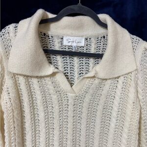 Sweet Lemon Chic/Winter/Layering /PulloverCardigan Sweater V-Neck/ Size S